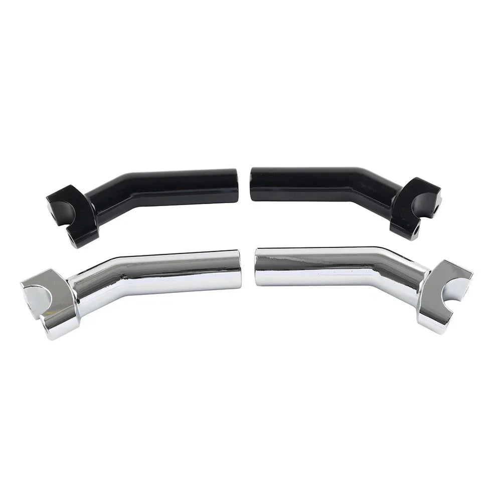 5.5" CNC Pullback Handlebar Risers for Harley Dyna Softail Sportster (2004-2023)