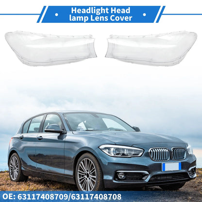 1 x Pair Front Left Right Headlight Lens Cover for BMW 740i