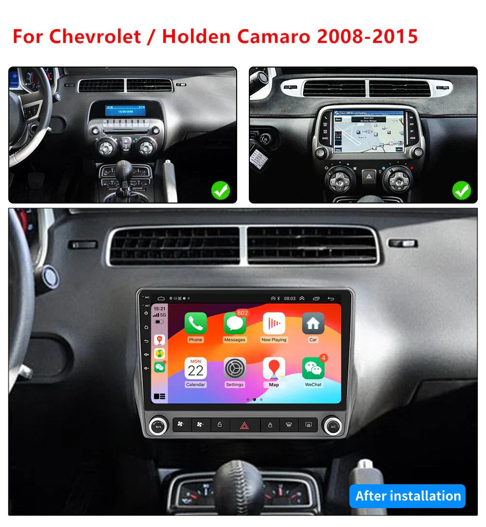 9'' Android 13 Car Stereo Radio GPS Navi for Holden Camaro (2008-2015)