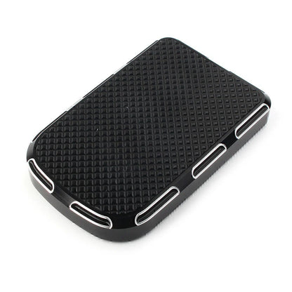 Black CNC Brake Pedal Pad Cover for Harley Touring Electra Street Tri Glide (2009-2023)