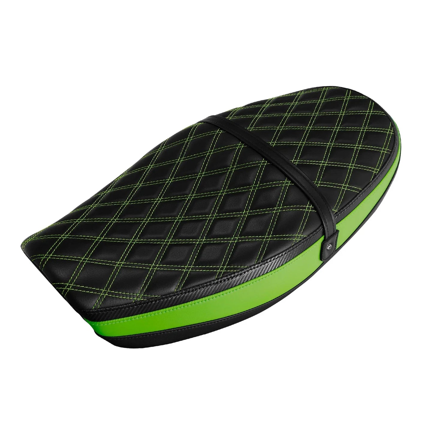 Driver & Passenger Seat Pair for Kawasaki Z900RS Black Green (2018-2023)
