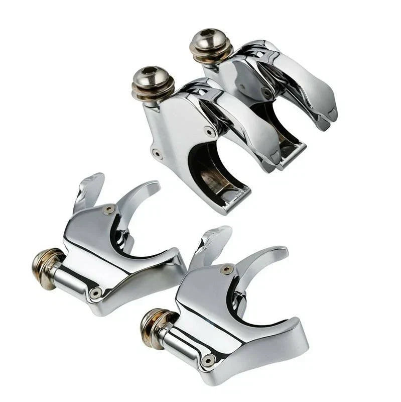 Smoke Windshield & 49mm Fork Clamp for Harley Sportster XL883 1200 (2004-2023)