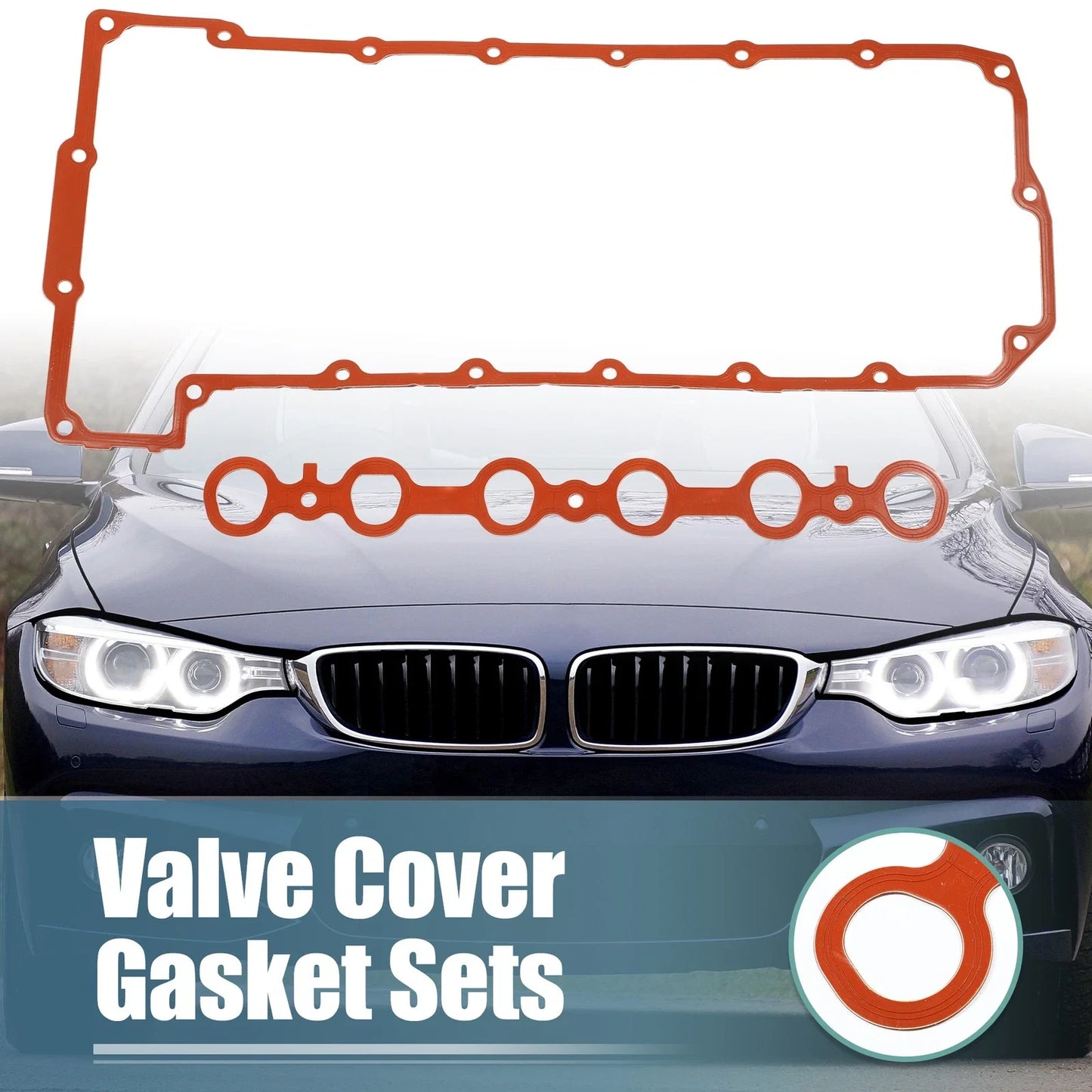 Set Valve Cover Gasket for BMW 325i Base 3.0L L6 (2001-2005)