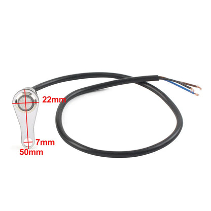 LED Switch ON/OFF Push Button for 12V Headlight Fog Light - Blue