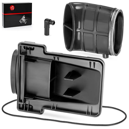 Airbox Lid Cover & DUCT W/ Elbow PIPE for Yamaha Raptor 660R (2001–2005)