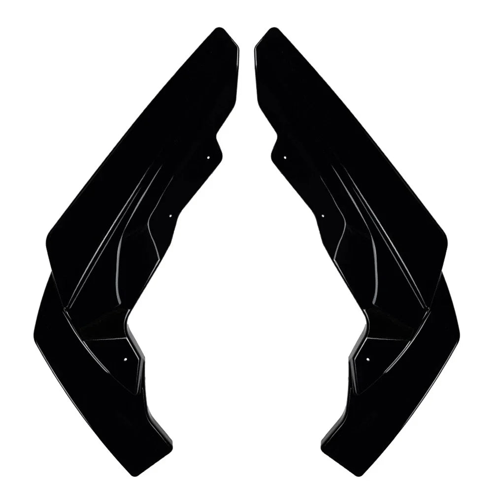 Glossy Black Rear Bumper Side Spoiler Lip for BMW 2 Series M2 (2023-2024)