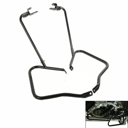 Black Saddlebag Luggage Bracket Guard for Harley Road Glide (2014-2023)