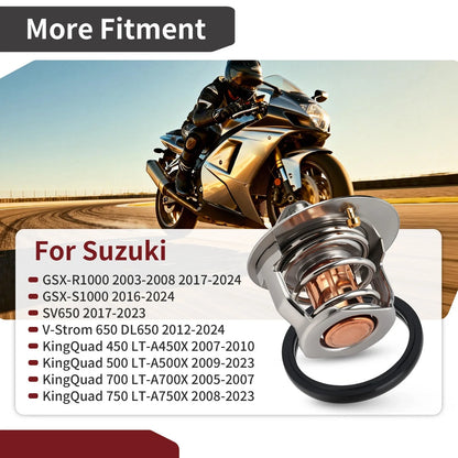 Thermostat W/O-Ring 2 x for Suzuki SV650 (2017–2023)
