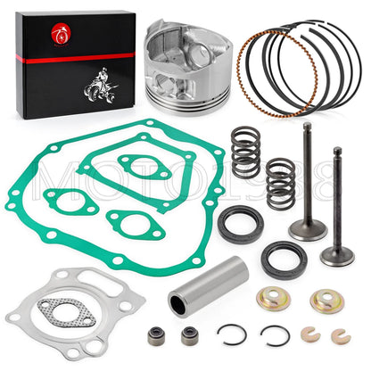 Top End Rebuild Kit STD Piston Valve Gasket for Yamaha G16 G20 (1993–2004)