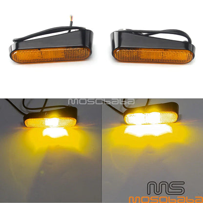 LED Side Turn Signal Lights for Piaggio Vespa GTS 300, Sprint, Primavera (2006-2023)