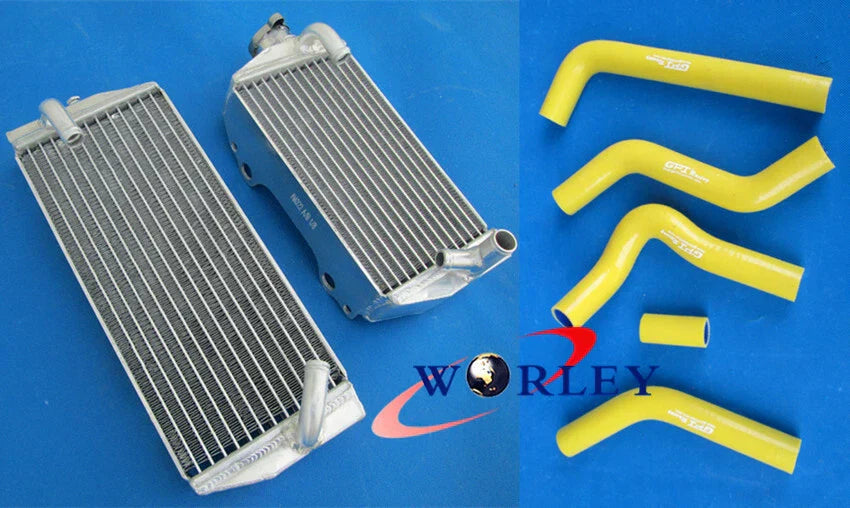 Aluminum Radiator & Silicone Hose Kit for Suzuki RMZ450/RM-Z450 (2006)