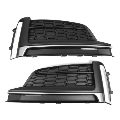 Front Bumper Fog Light Grill Bezel Cover for Audi A5 S5 (2017-2020)