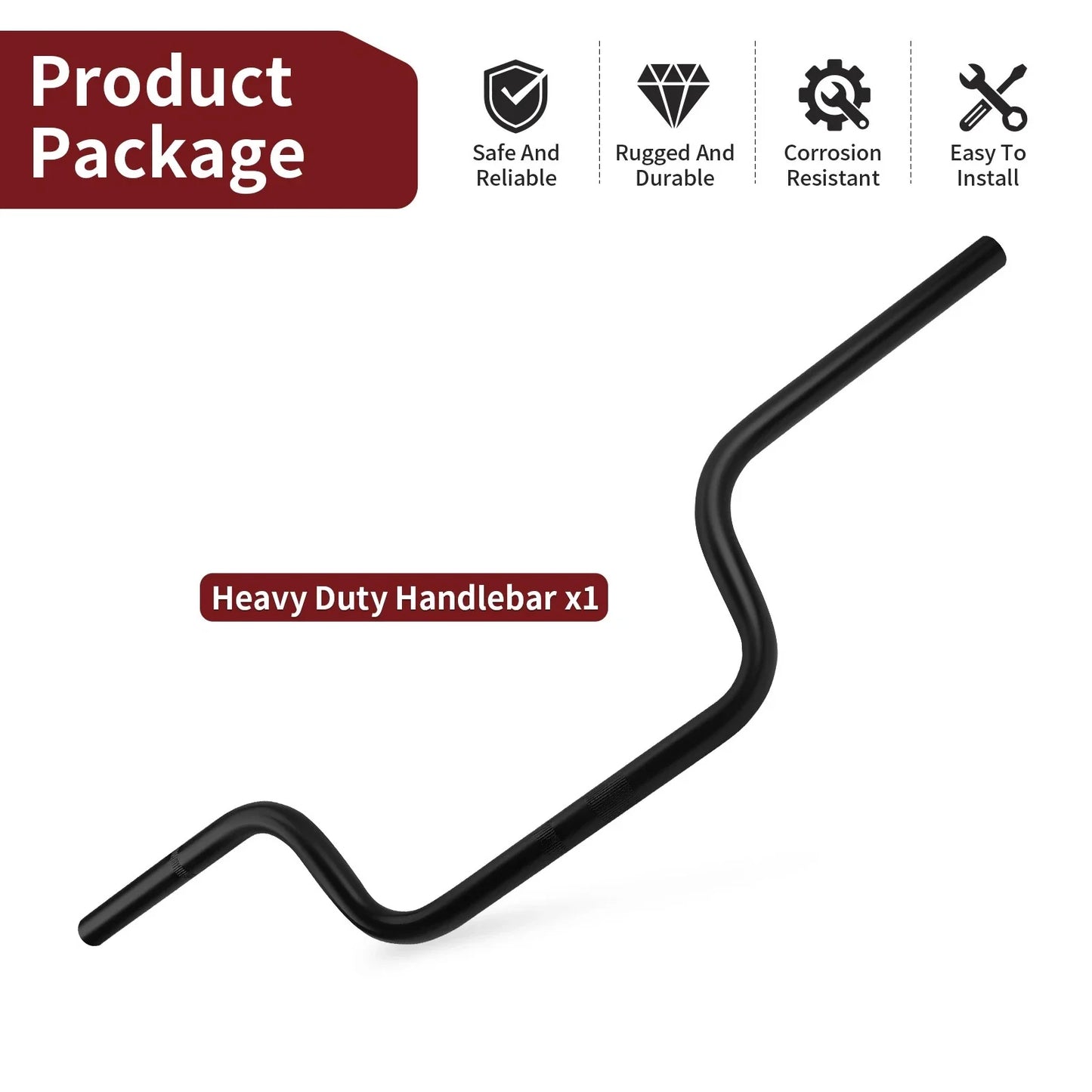 Black Handle Bar for Polaris Sportsman 335 4X4 (1999–2000)