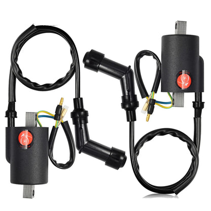 2 x Ignition Coils & Spark Plug Caps for Honda CB350 CB450 CL350 CL450 SL350 (1968–1973)