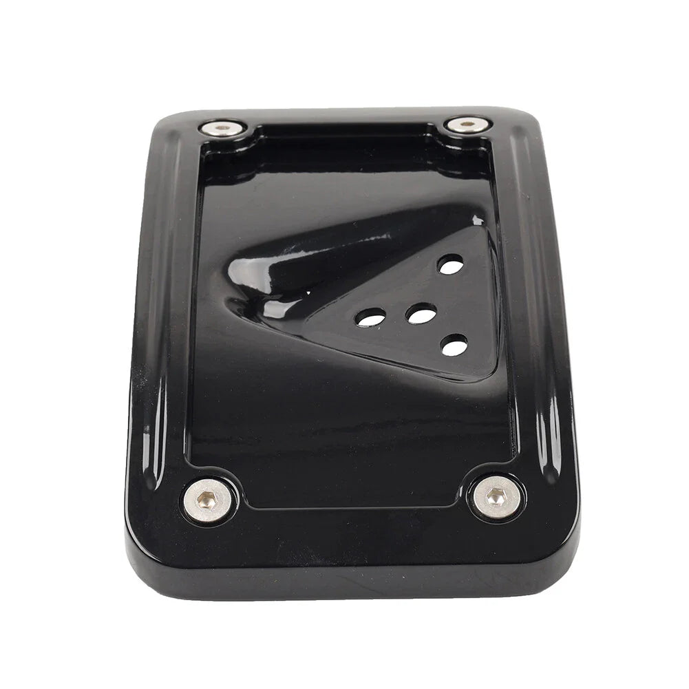 Curved Laydown License Plate Frame Mount Bracket for Harley Dyna (2006-2023)