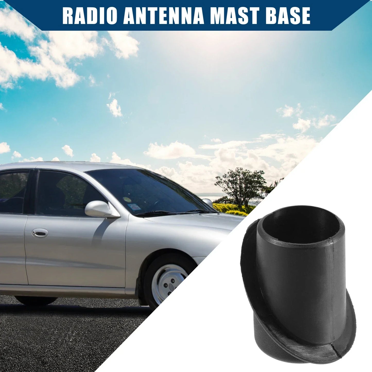 Inner Antenna Bezel Grommet for Hyundai Elantra (2000-2006) Black