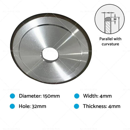 150mm Diamond Wheel Disc for Chainsaw Sharpener 3/8lp 325 3/8 404
