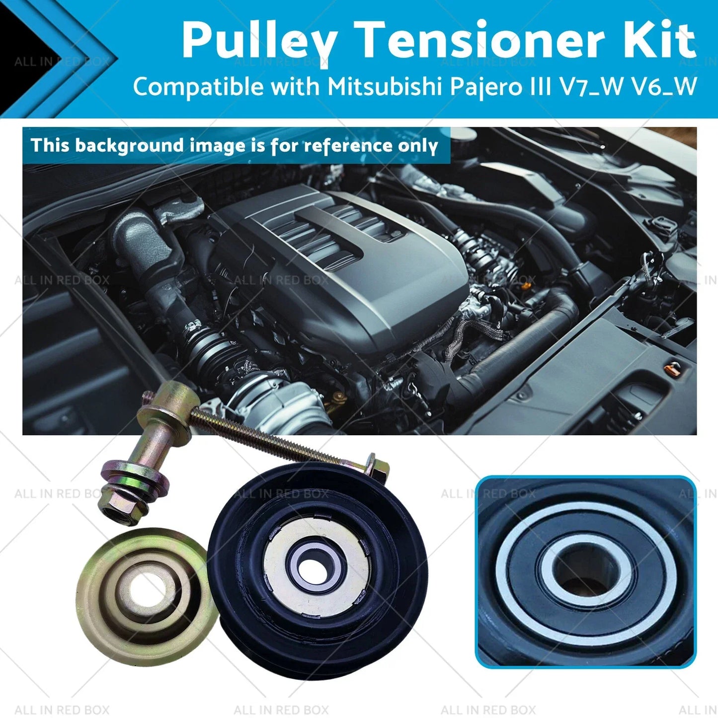 Pulley Tensioner Kit for Mitsubishi Pajero III (2000-2006)
