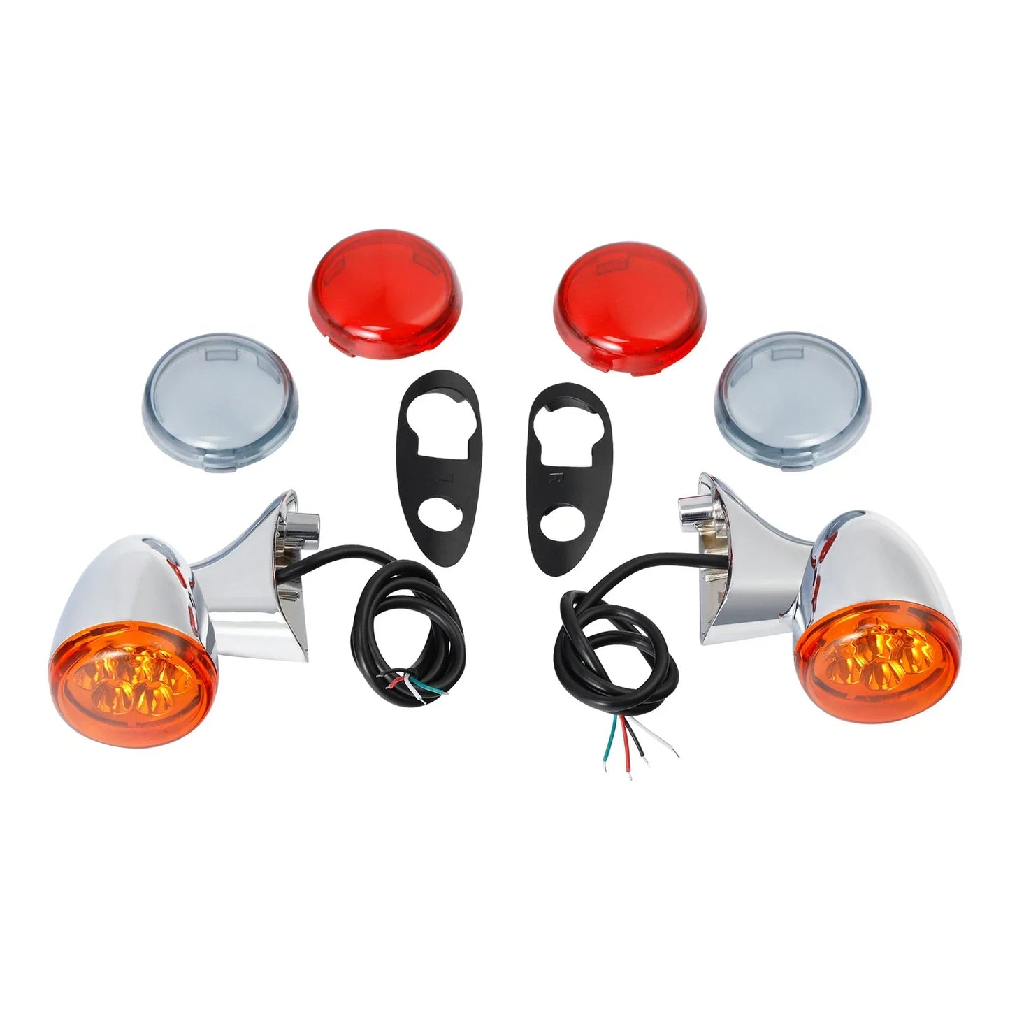 LED Turn Signals Light Bracket 4W for Harley Touring Road Glide (2015-2024)