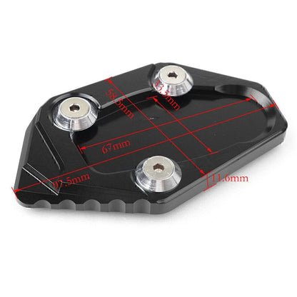 Yamaha YZF-R3 Kickstand Pad Plate Base 2013-2015 GOLD