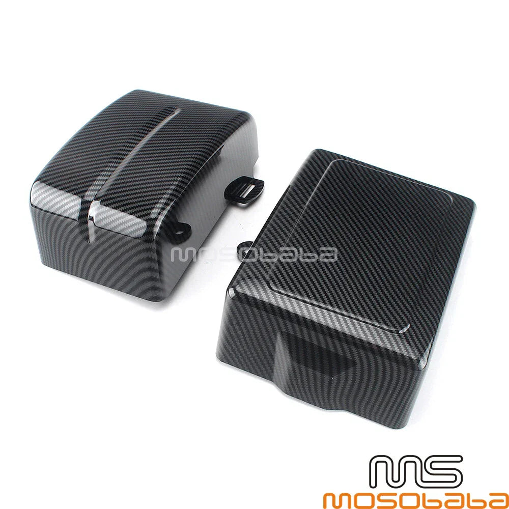 Carbon Side Battery Fairing Cover for Harley Dyna Fat Bob FXDF (2006-2017)