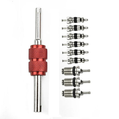 Valve Core R134A High & Low Pressure Quick Remover Install Tool HVAC