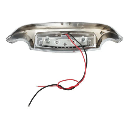 Chrome Front Fender Tip Orange Light for Harley Electra Glide FLHT (2014-2022)