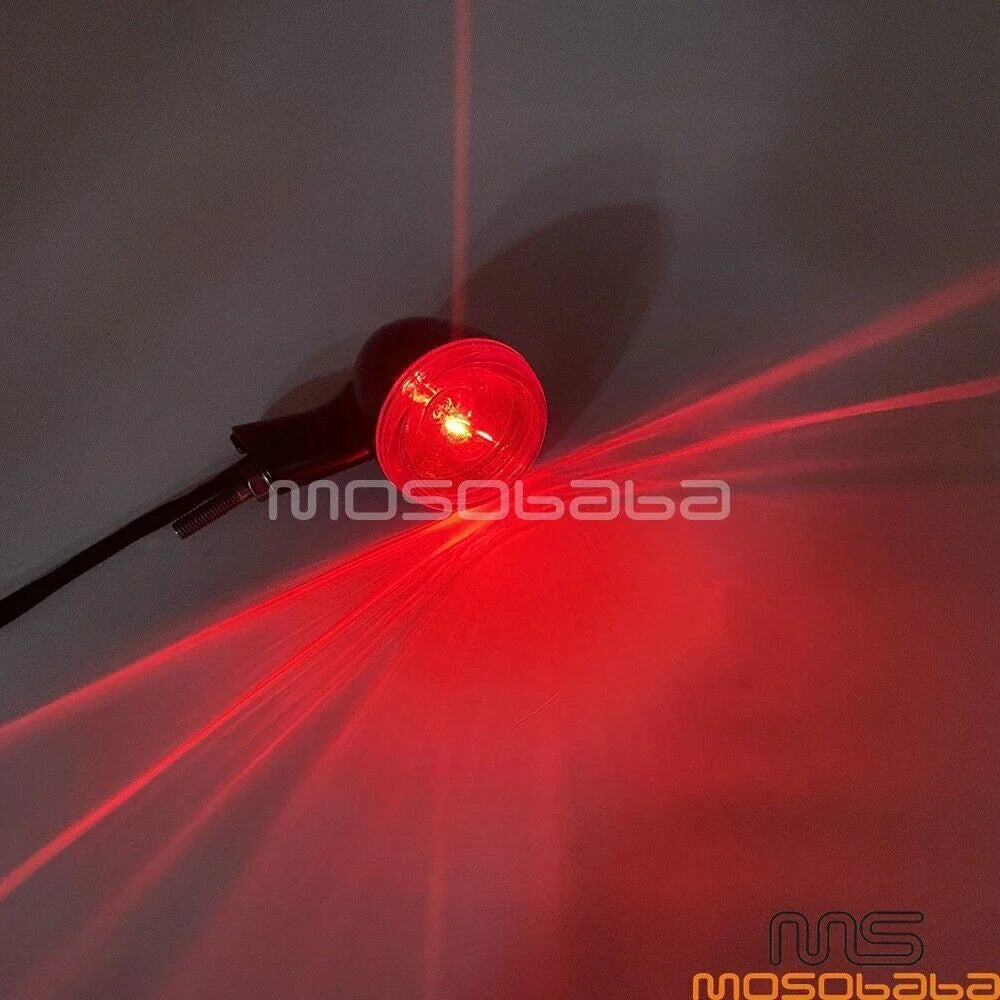 Bullet Red Brake Stop Light Taillight for Harley Sportster XL883 XL1200 (1992-2022)