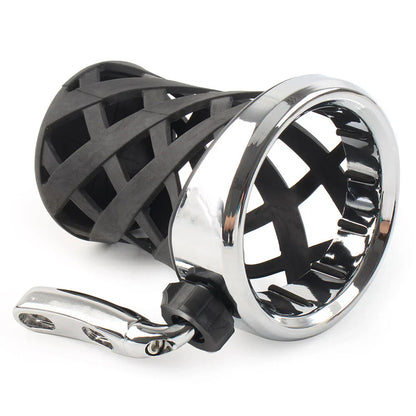 Universal Handlebar Cup Holder with Mesh Basket for Harley