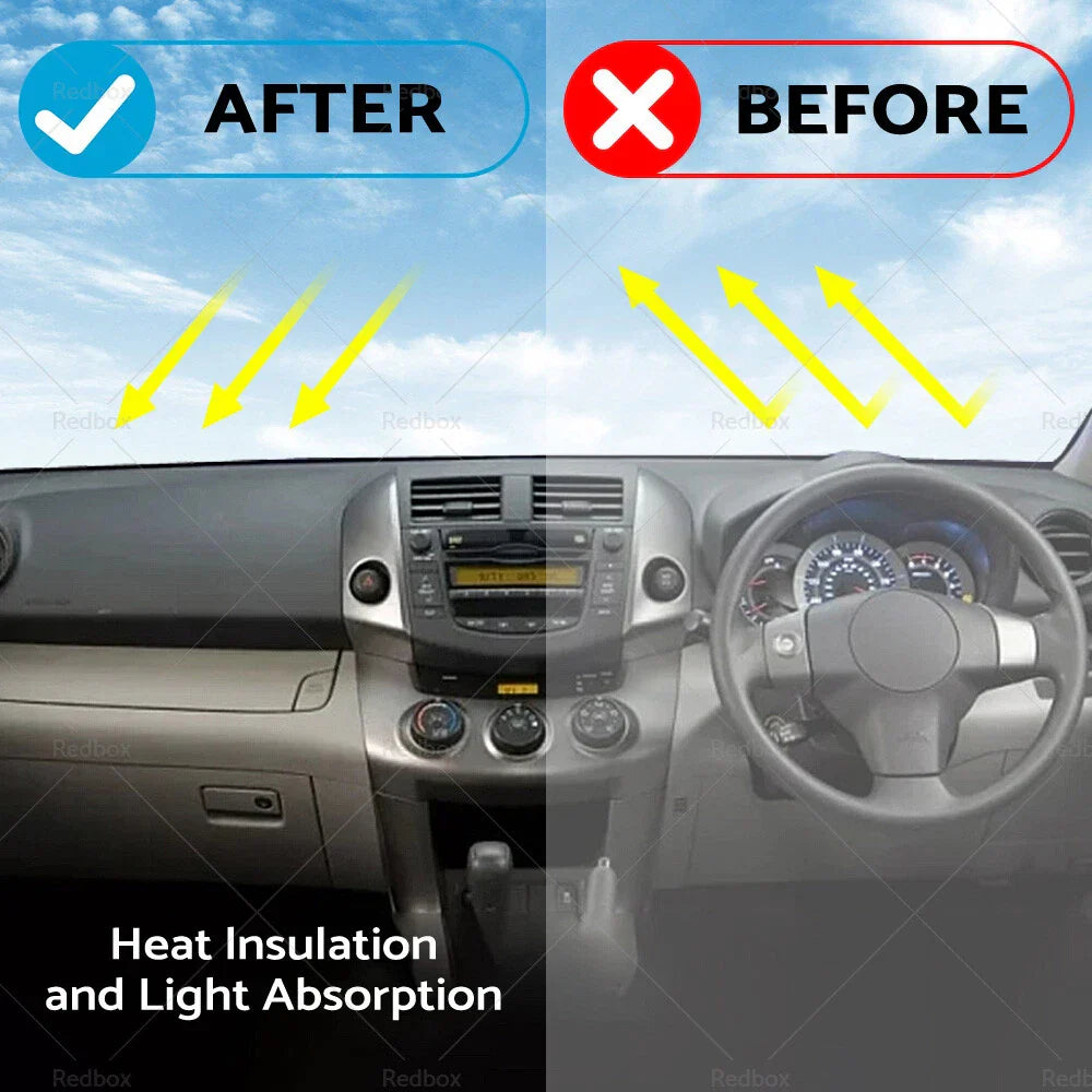 Black Dash Mat Cover for Mitsubishi Outlander (2006-2012)