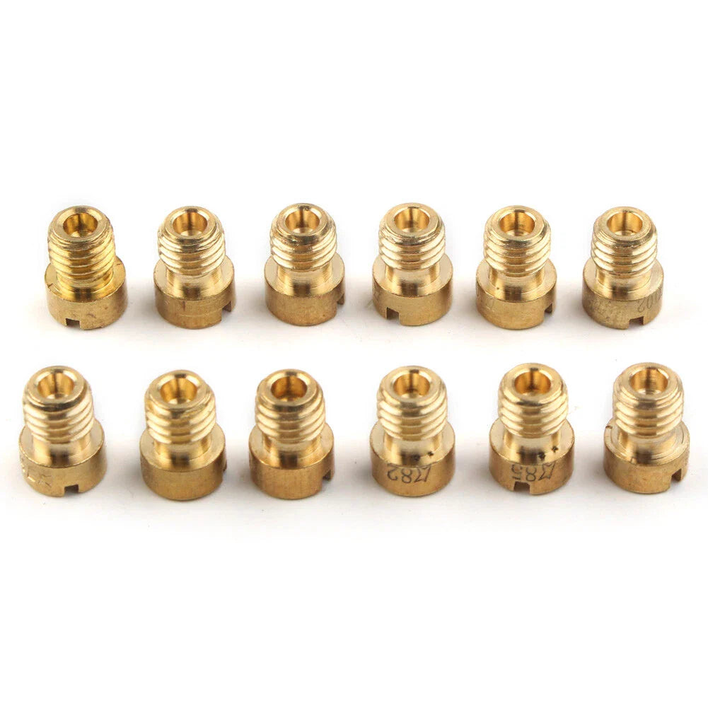 6mm Carburetor Main Jets for Dellorto SHA PHBG (75-102) - 12pcs