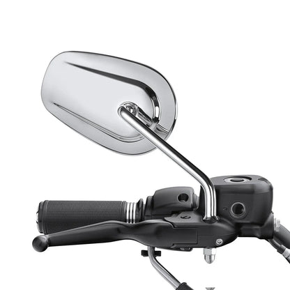 Chrome Rear View Mirrors for Harley Sportster XL 883 1200 Touring Road Glide