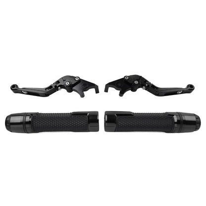 Black Extendable Brake Clutch Levers for Honda CBR125R CBR150R (2004-2023)