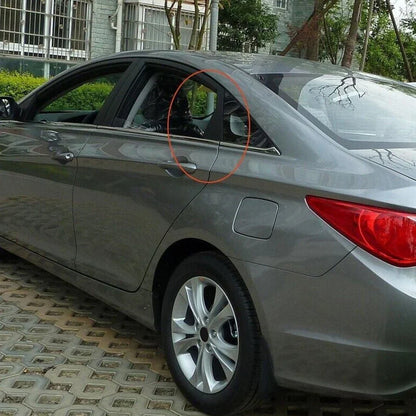 Left Side Rear Door Pillar Triangle Molding for Hyundai Sonata (2009–2014)
