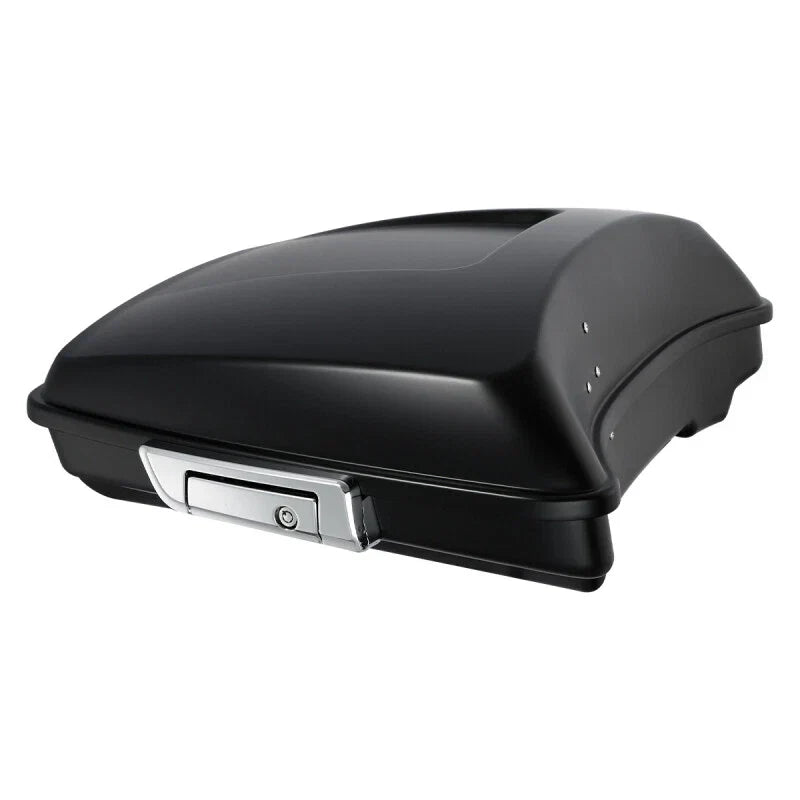 Matte Black Razor Trunk Solo Mount Rack for Harley Street Glide (2014-2025)