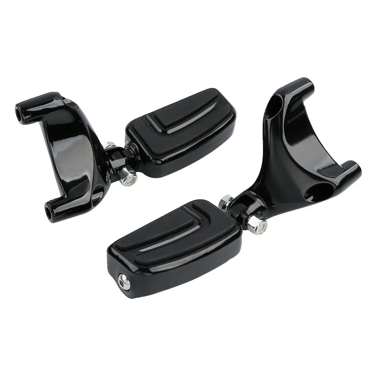 Black Passenger Footpegs for Harley Sportster 883 1200 (2004-2013)