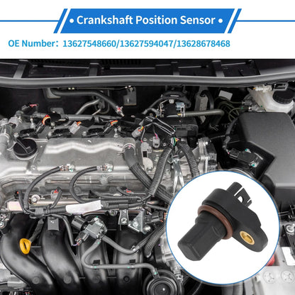 Crankshaft Position Sensor for BMW E90 320i (2007-2011) Black