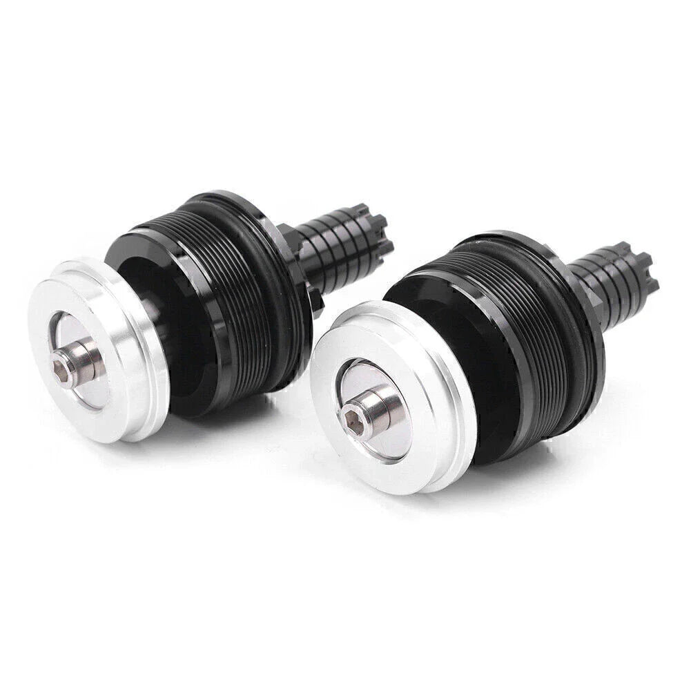 CNC Preload Adjusters for Yamaha YZF-R25/R3 Fork Bolts BLACK (2014-2023)