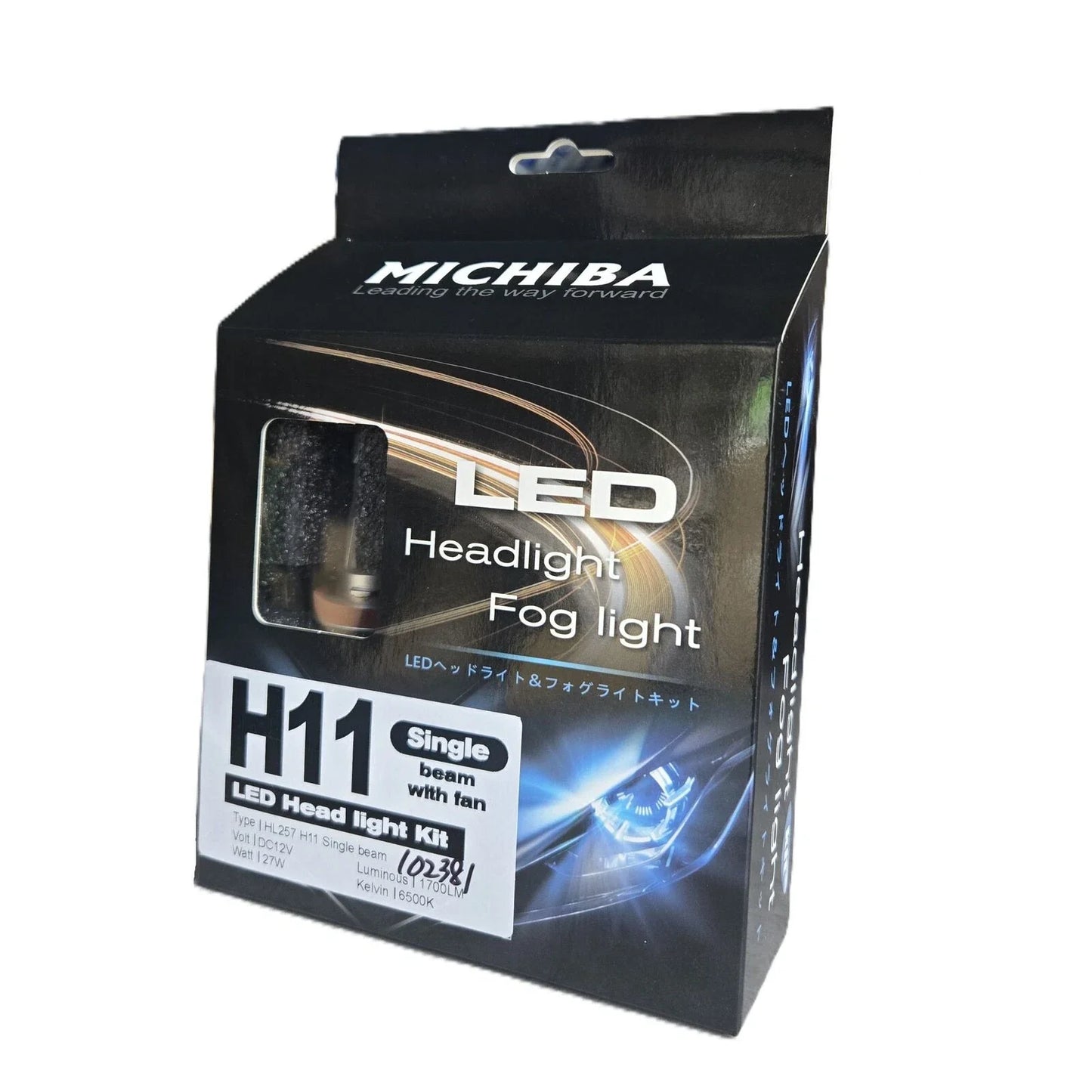 2x H11 LED Headlight Bulb Globe 12V 27W 1700LM 6500K for Vehicles (2000–2024)