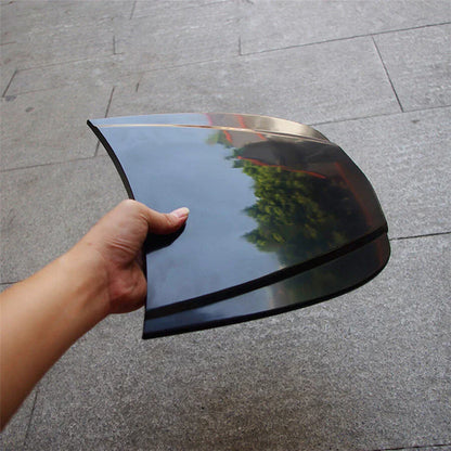 Black Metal Vinyl Wrap for Mini Car Hood 10.2"x11.8" (All Years)