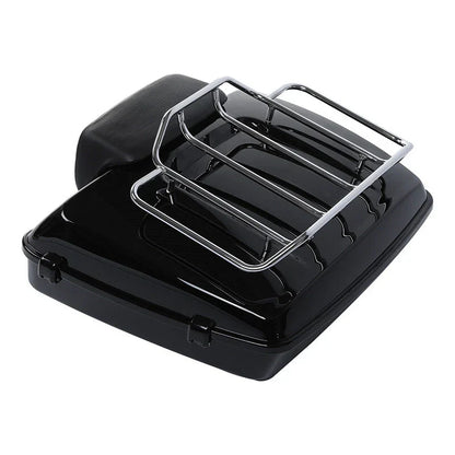 Chopped Trunk Backrest Rack Solo Mount for Harley Street Glide (2014-2025)