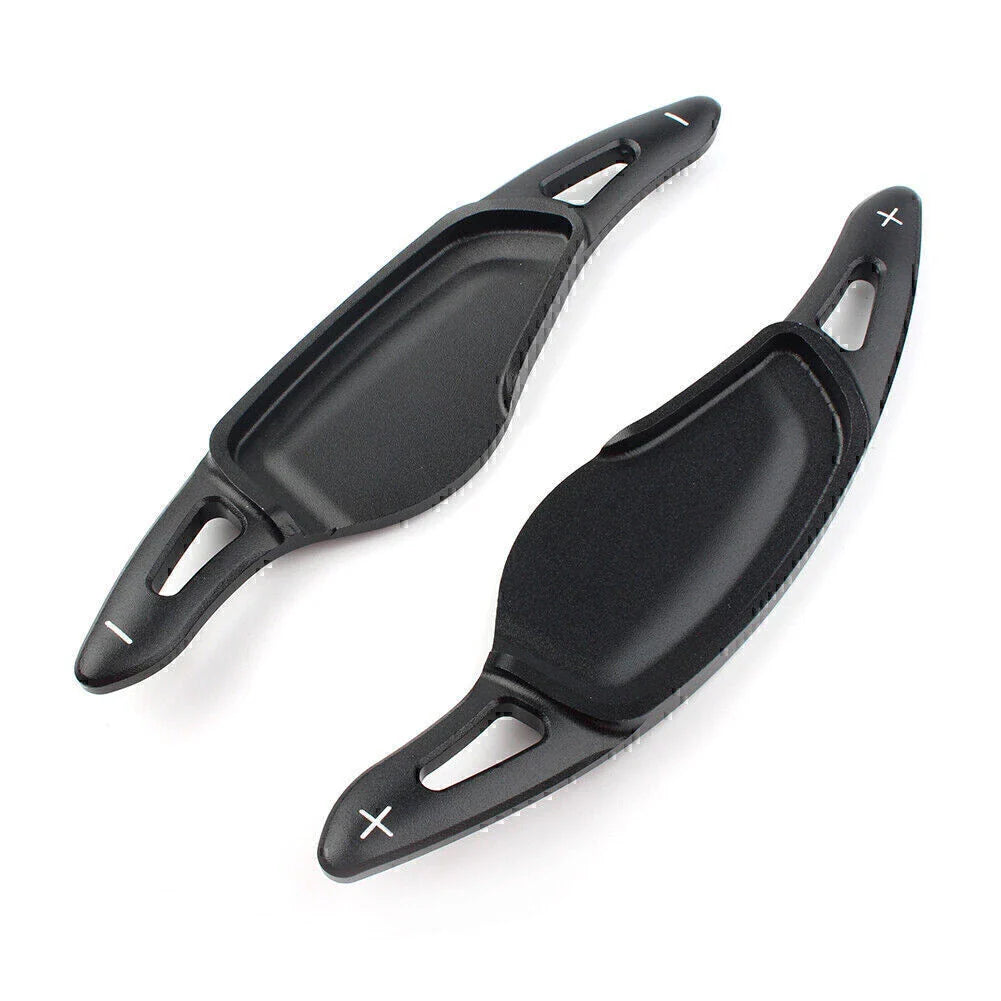 Black Steering Wheel Paddle Shifter Extensions for BMW 5 7 Series X3 X4 X5
