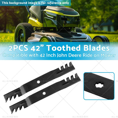 42" Toothed Blades for John Deere M154061 M154062 GX22151