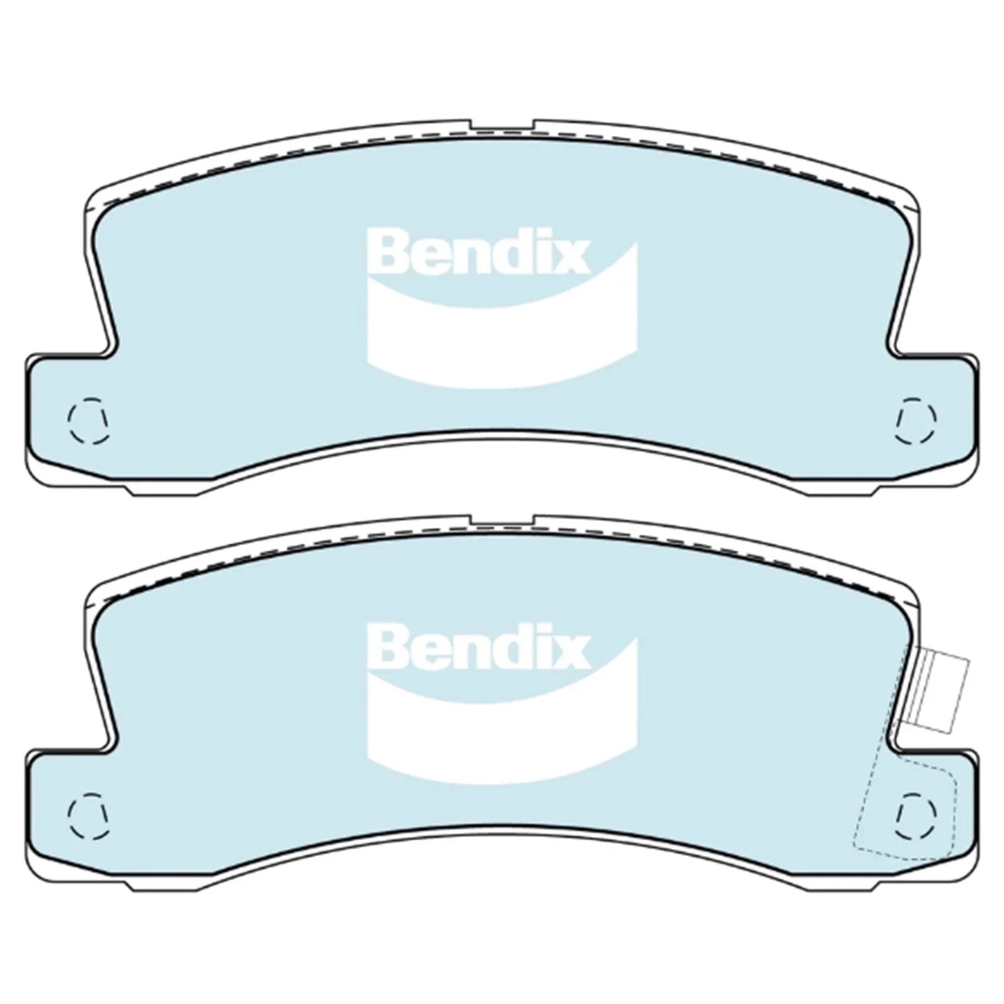 GCT Rear Disc Brake Pad for Toyota Camry (1988–2002)