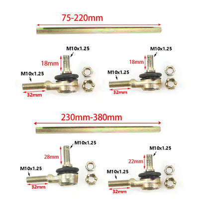 15cm M10 Ball Joiner Bolt Tie Rod for 50cc 70cc 110cc Quad Dirt Bike ATV Go Kart