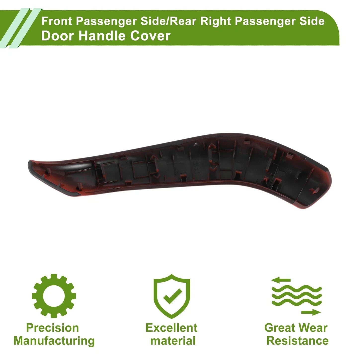 Door Panel Handle Pull Trim Cover for BMW X1 (15-20) Red