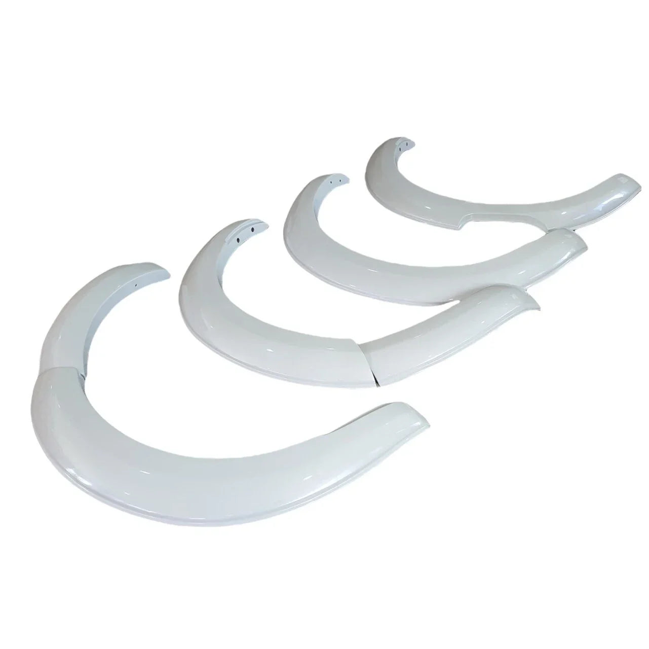 6" White Pearl Fender Flares for Nissan Navara 2021-2023 PRO-4X PRO-2X