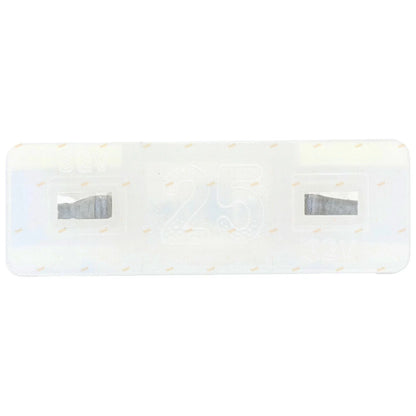 100 x Low Profile Mini Blade Fuses 25 Amp Clear