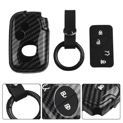 Key Cover Key Case Accessories Black 1 Pc