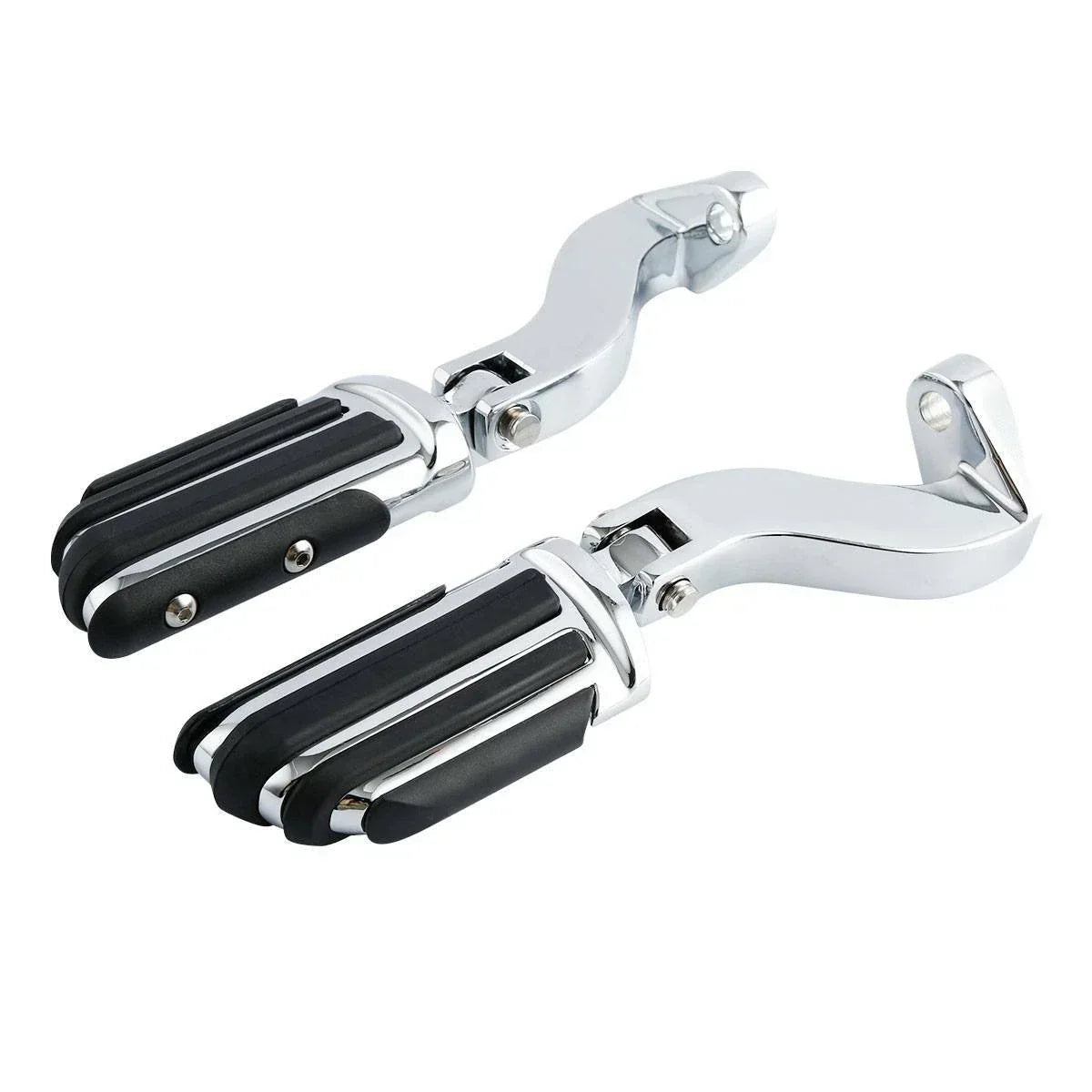 Chrome Passenger Footpeg Pilot Pegs for Harley Touring (1993-2025)